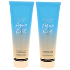 Victoria's Secret Aqua Kiss Fragrance Lotion - Pack of 2 Body Lotion