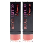 Bourjois Rouge Edition 12 Hours - 28 Pamplemousse Pour Ptite Frimousse - Pack of 2 Lipstick