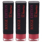 Bourjois Rouge Edition 12 Hours - 32 Rose Vanity - Pack of 3 Lipstick