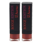 Bourjois Rouge Edition 12 Hours - 33 Peche Cocooning - Pack of 2 Lipstick