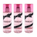 Bebe Bebe Silver - Pack of 3 Body Mist