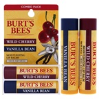 Burt's Bees Wild Cherry and Vanilla Bean Moisturizing Lip Balm Twin Pack
