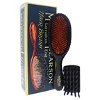 Mason Pearson Handy Bristle Brush - B3 Dark Ruby Hair Brush and Cleaning Brush