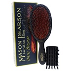 Mason Pearson Large Popular Bristle and Nylon Brush - BN1 Dark Ruby Hair Brush and Cleaning Brush