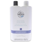 Nioxin System 5 Cleanser Scalp Therapy Conditioner Duo 33.8oz Shampoo, 33.8oz Conditioner
