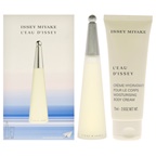 Issey Miyake Leau Dissey 3.3oz EDT Spray, 2.6oz Moisturizing Body Cream